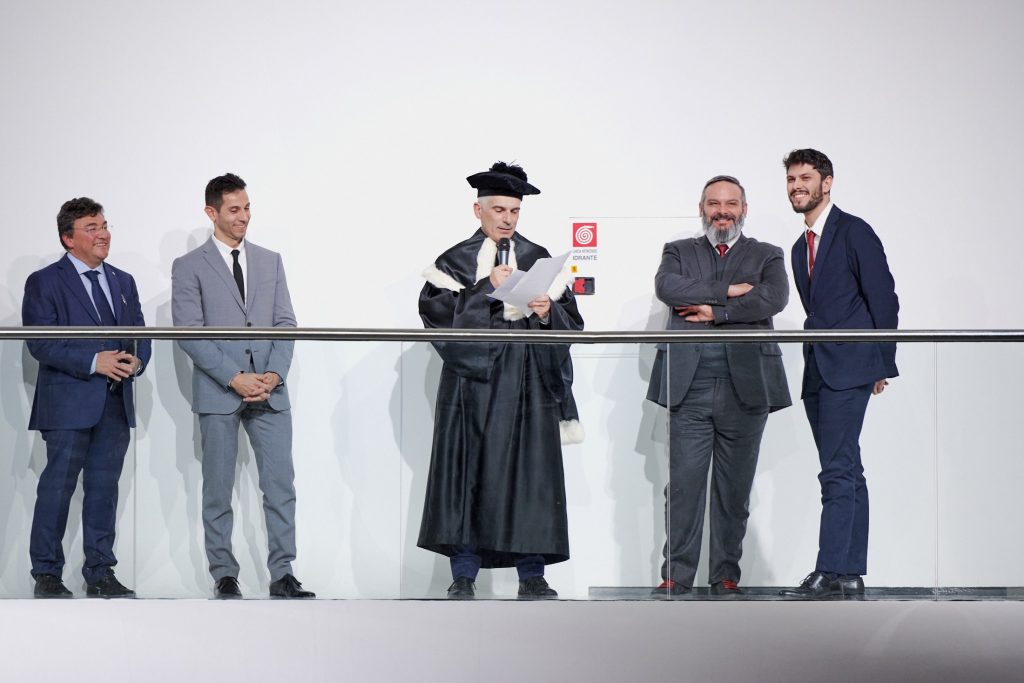 Graduation day at the Enzo Ferrari Museum in Modena